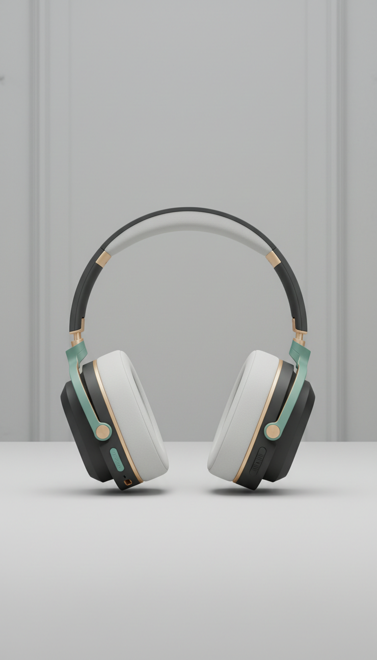 Wireless Noise-Cancelling Headphones With Memory Foam