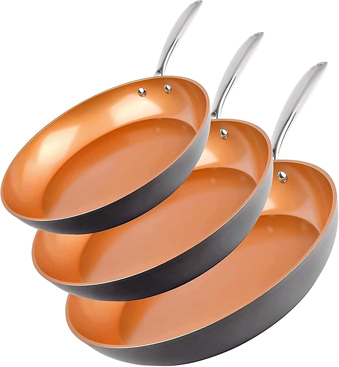 USA Lot 8 Pcs Gotham Pro Hard Anodized Cookware Set